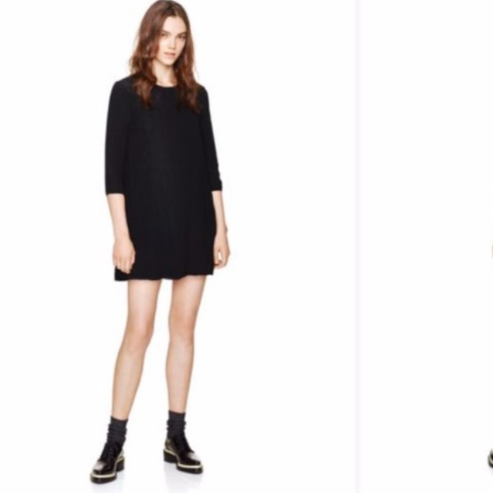 Aritzia Wilfred Myosotis Dress in Black